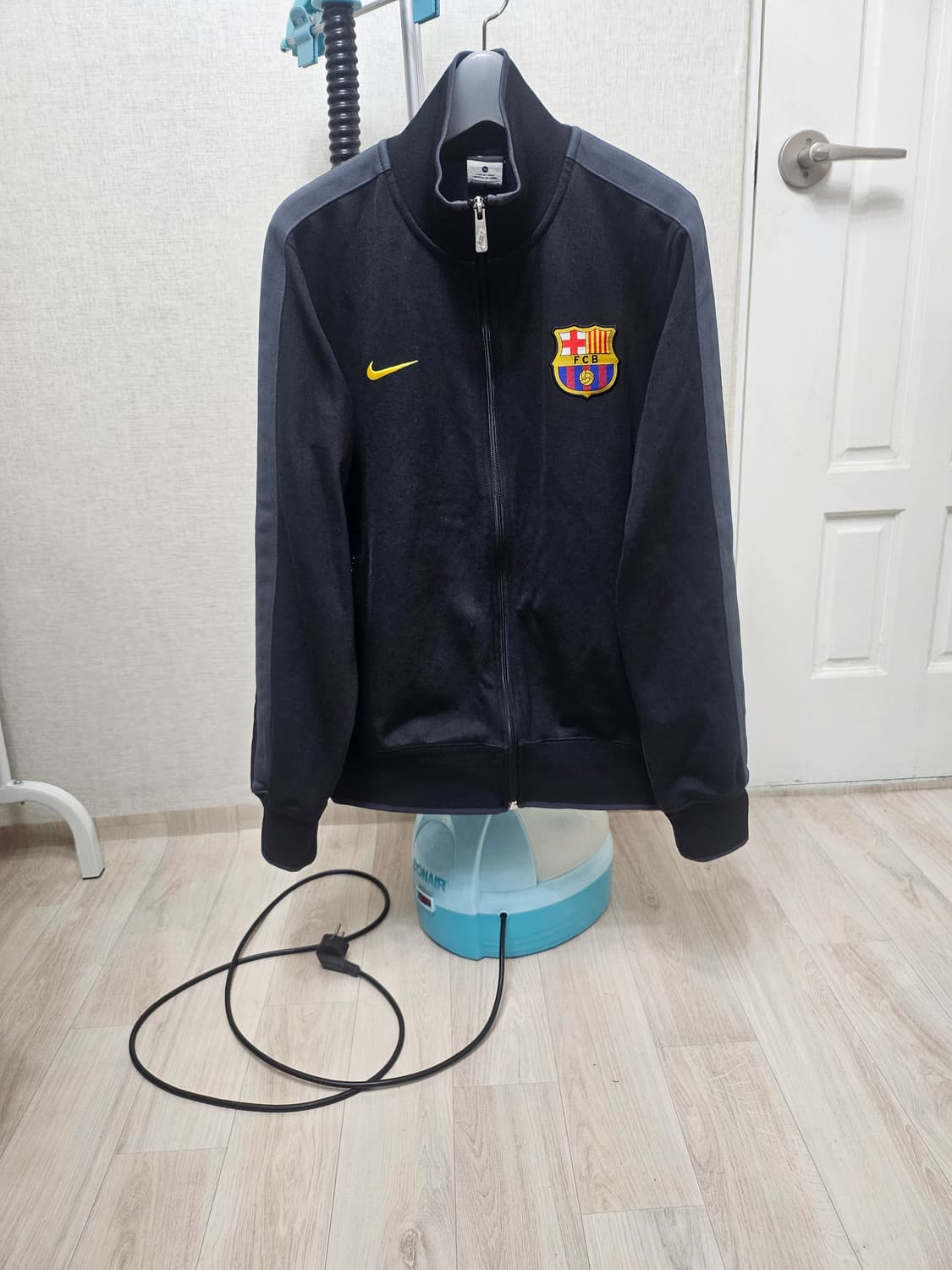 (100)L ☆우주매물☆나이키 바르셀로나 N98 [검실그레이] 트랙탑져지 상품이미지1