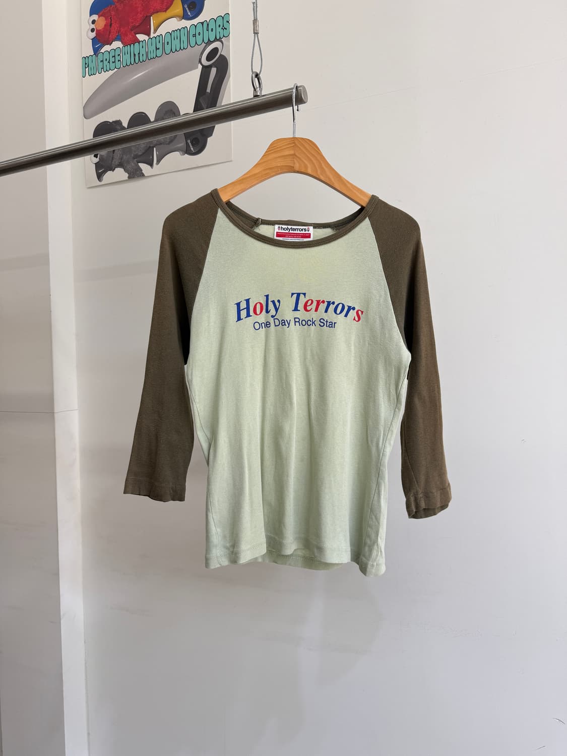 HOLY TERRORS (Made in USA) 래글런 티셔츠  상품이미지1