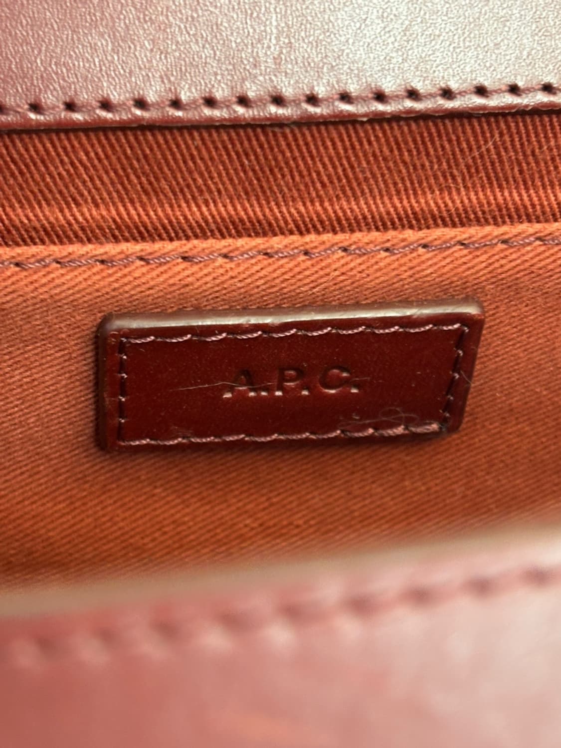 Vintage A.P.C Leather Bag 상품이미지9