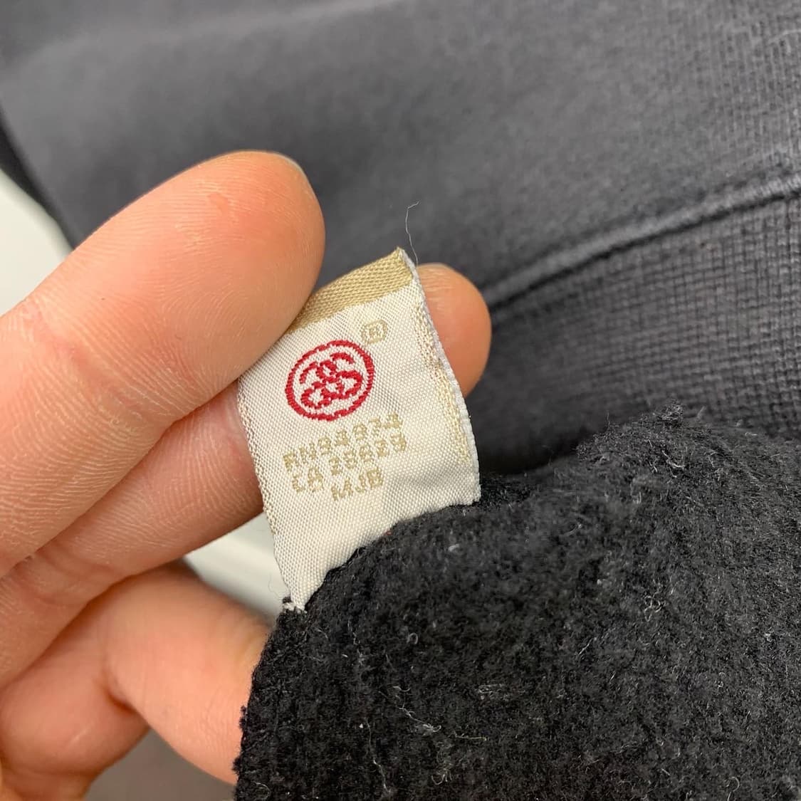  스투시 빅로고 안감 기모 맨투맨 상품이미지5