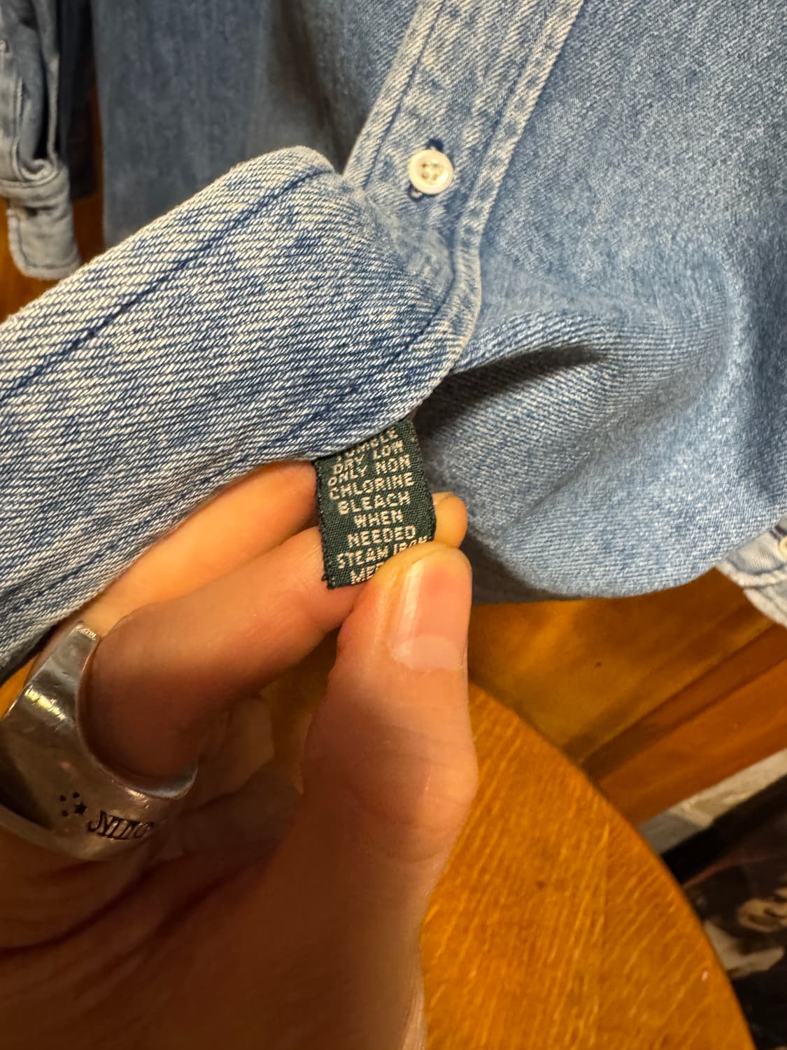 폴로컨트리 데님셔츠 (L) 상품이미지6