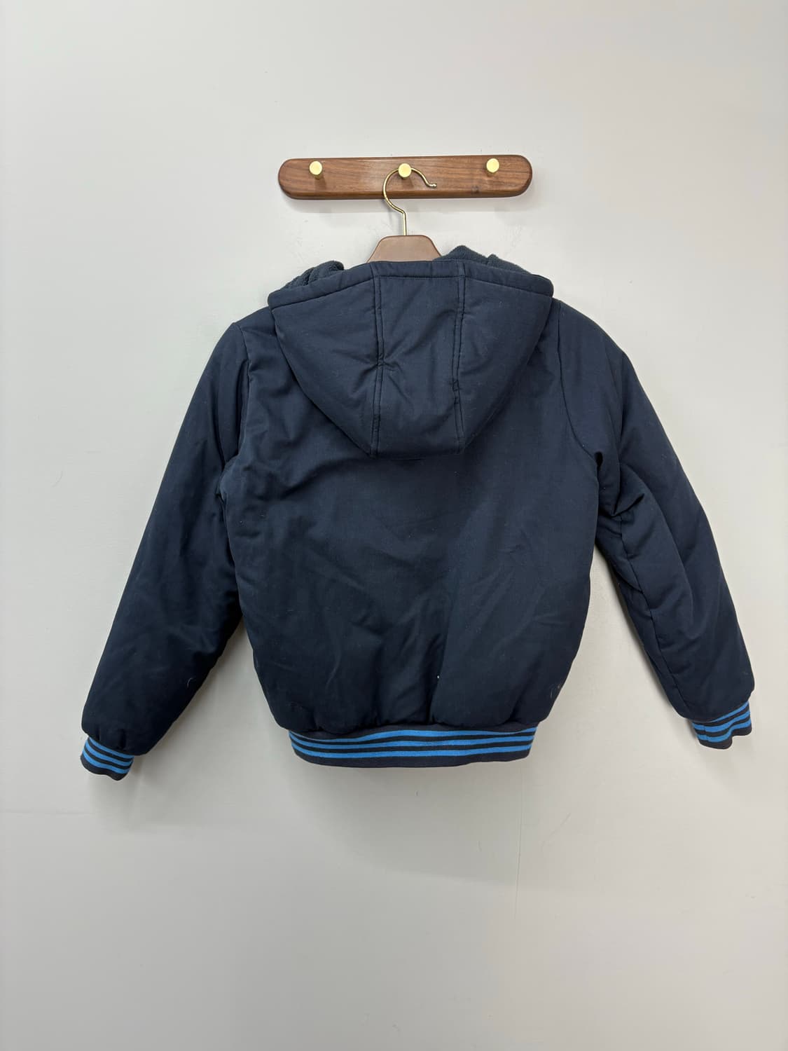 아디다스 네이비 윈터봄버 숏패딩 A3047 상품이미지5