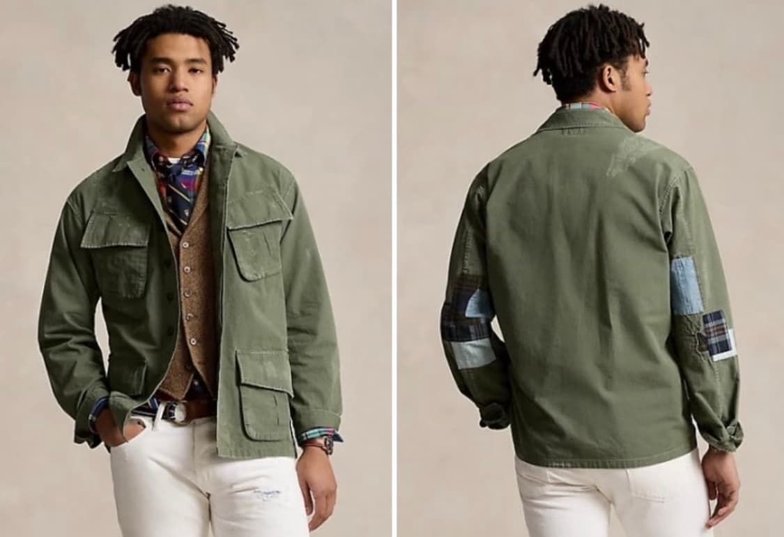 삽니다) 폴로 랄프로렌 디스트레스트 퍼티그자켓 상품이미지2