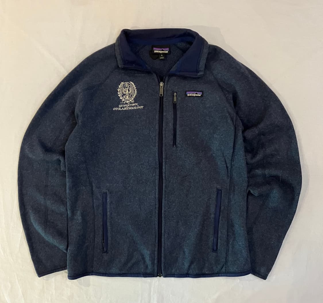 파타고니아 USA 빈티지 자수 베터 스웨터 플리스 네이비 상품이미지1