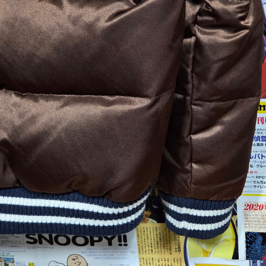 엠엘비 자이언츠 브라운 덕다운 후드 패딩 상품이미지7