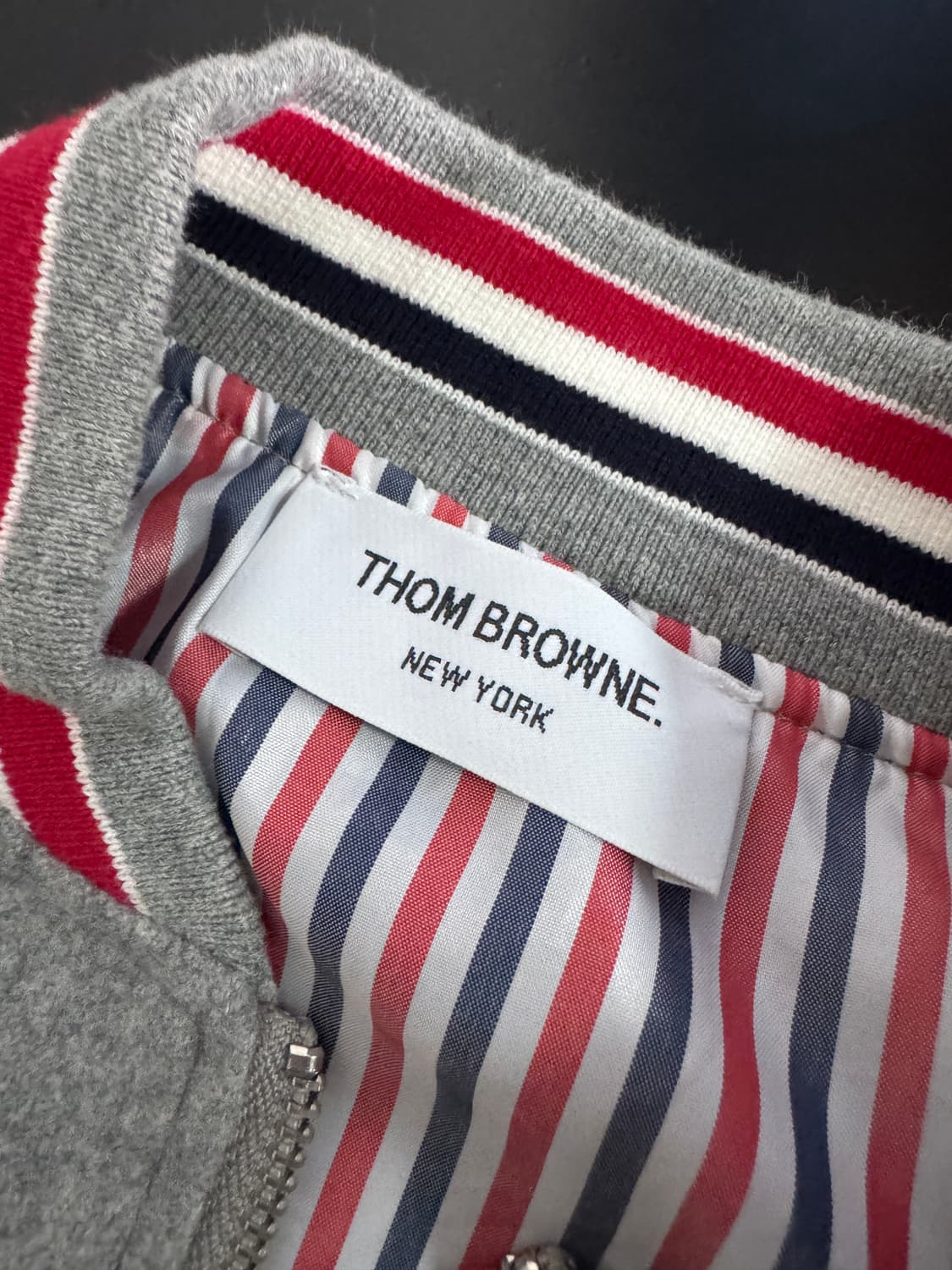 희귀!! 여성 일본 톰브라운 키즈 4바 바시티 자켓 140 xs ~ s 상품이미지3