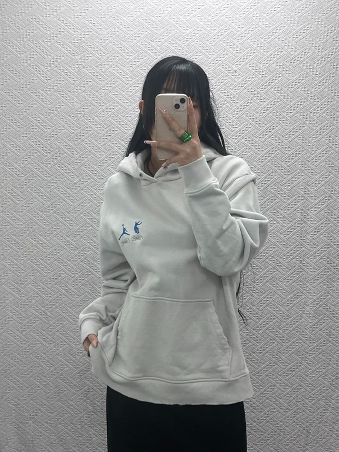 나이키 조던X유니온 빈티지 스포티로고 캐주얼 후드티 XL C08249 상품이미지2