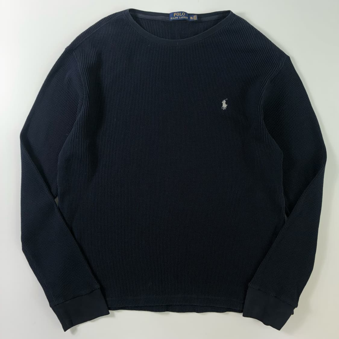 Polo  폴로 랄프로렌 자수 코튼 네이비 와플 니트  상품이미지1