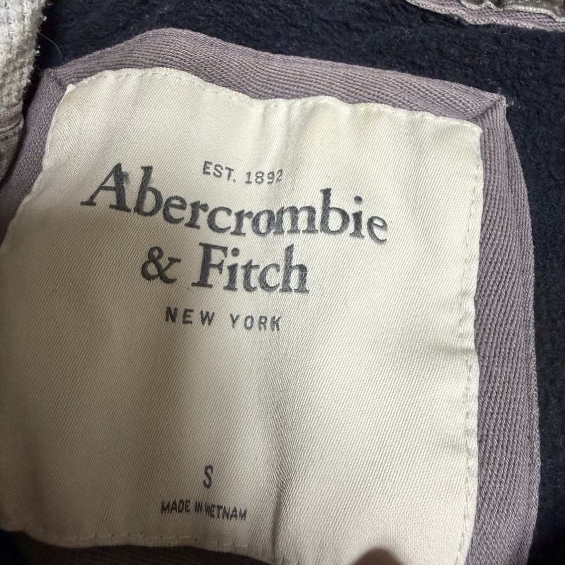 아베크롬비 네이비 후드집업 s 상품이미지3