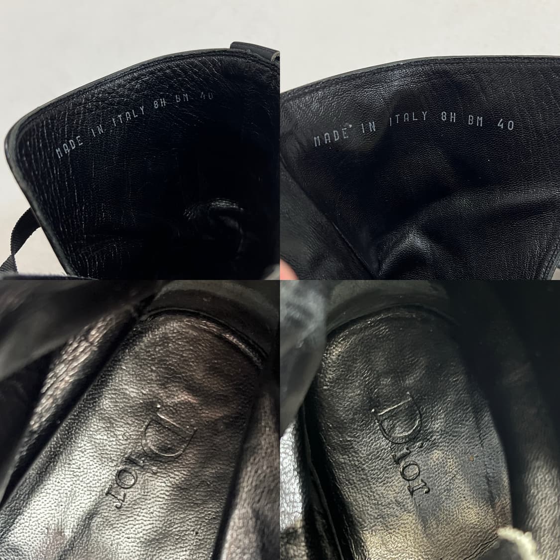 디올옴므 08AW "Lumiere Du Nord" 페이던트 스트랩 부츠 상품이미지8