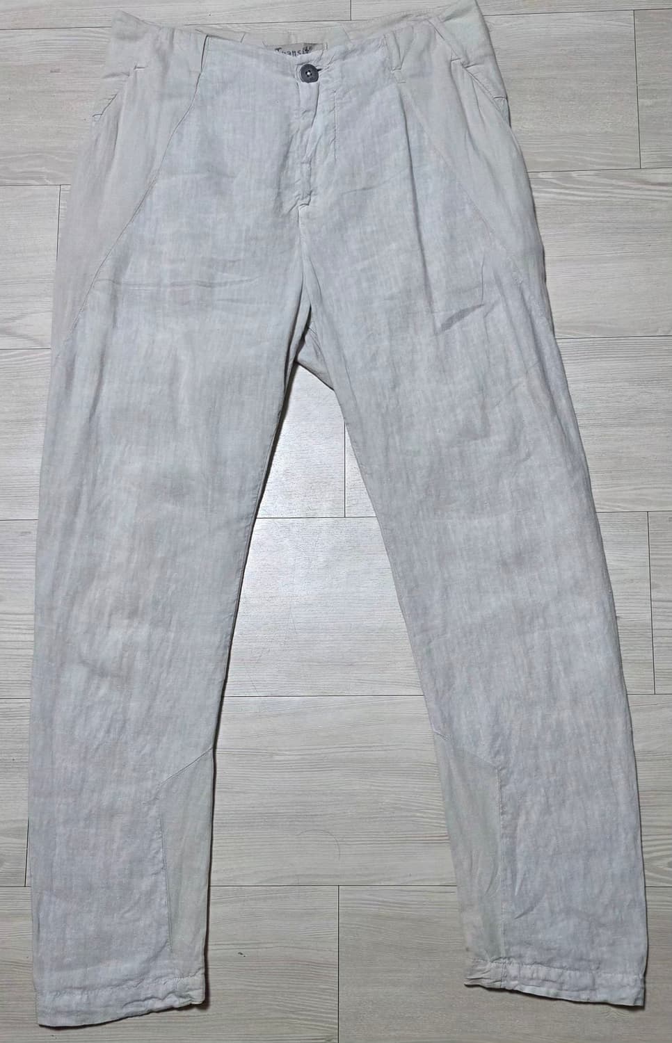 트렌짓 린넨펜츠 라이트베이지 xs(30) 상품이미지1