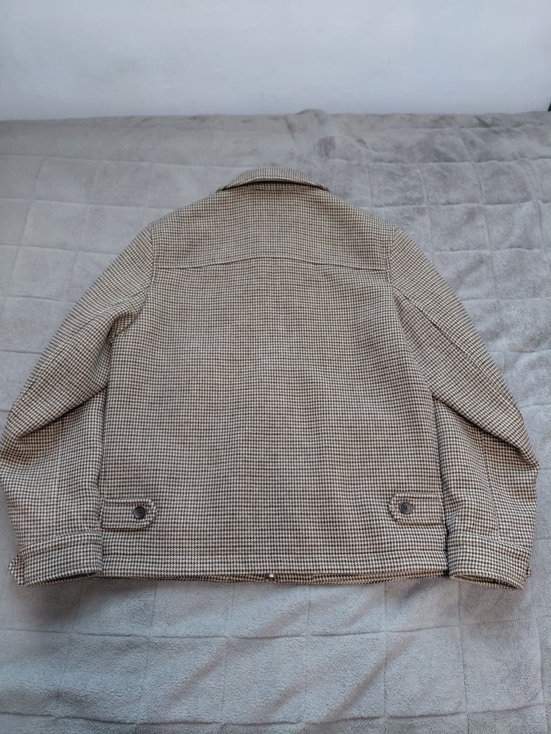 유니클로 싱글카라체크쇼트블루종 S 상품이미지6