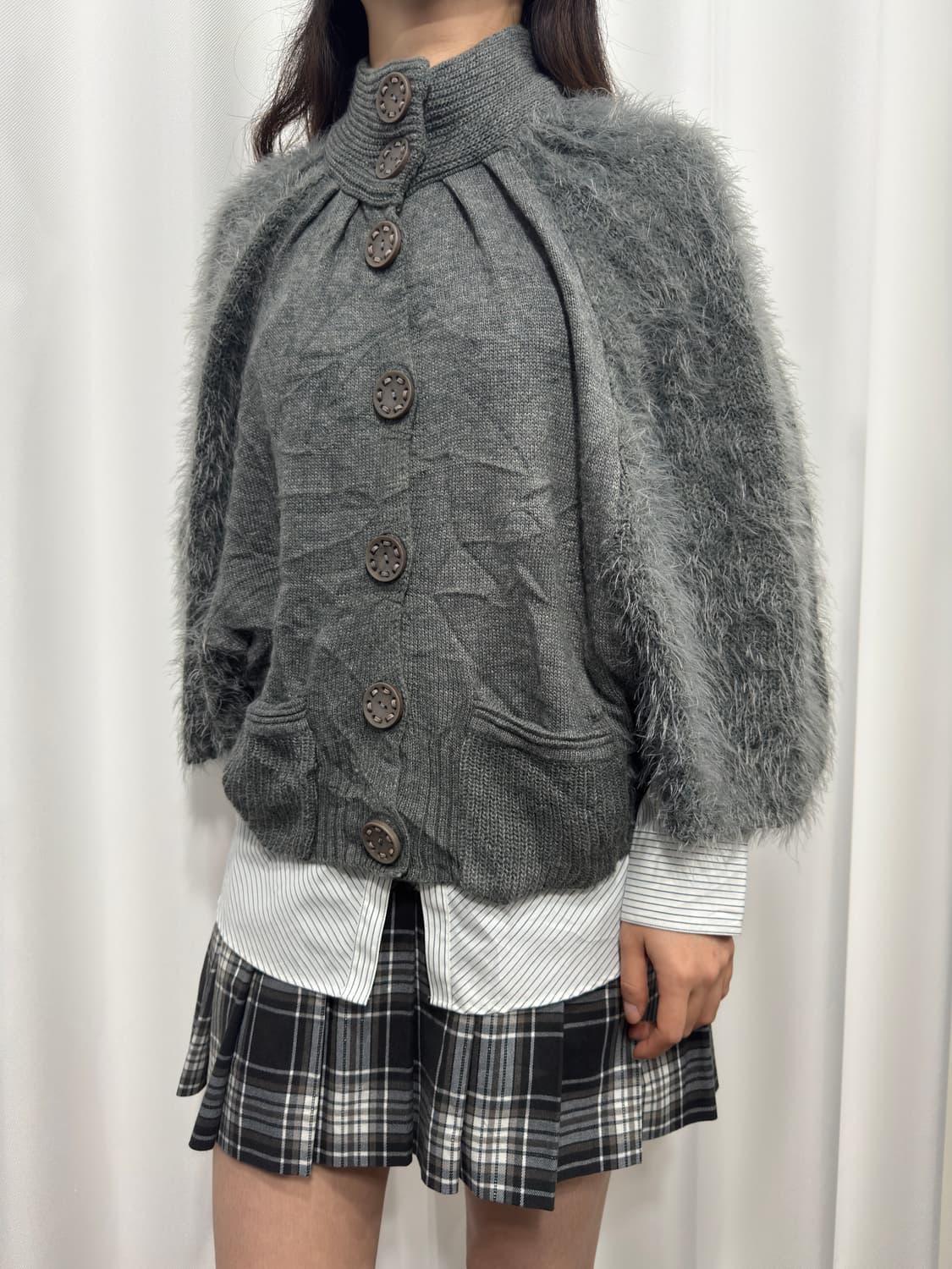 mori button shawl 상품이미지2