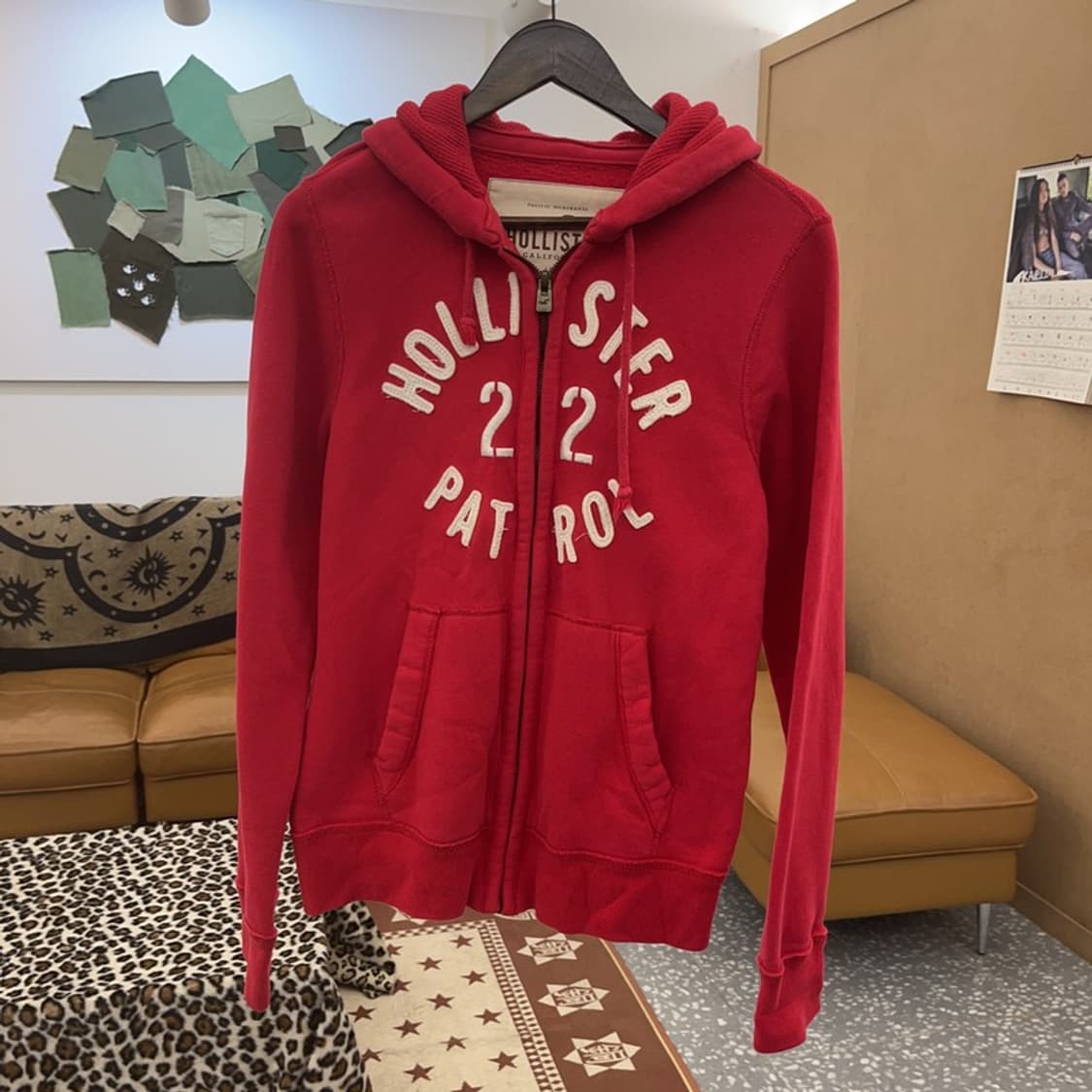 홀리스터 올드스쿨 레트로 Y2K 후드집업 S C09461 상품이미지3