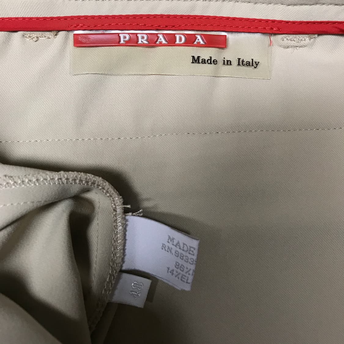 프라다 베이지 슬랙스 48 상품이미지7
