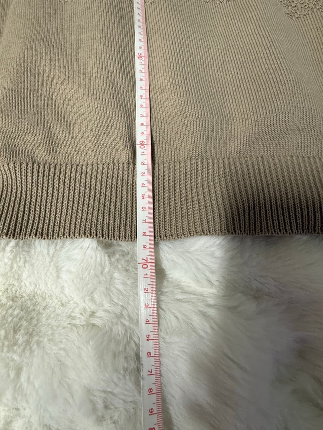 [L] 메종 마르지엘라 2014 10번 브이넥 니트 베이지 상품이미지8