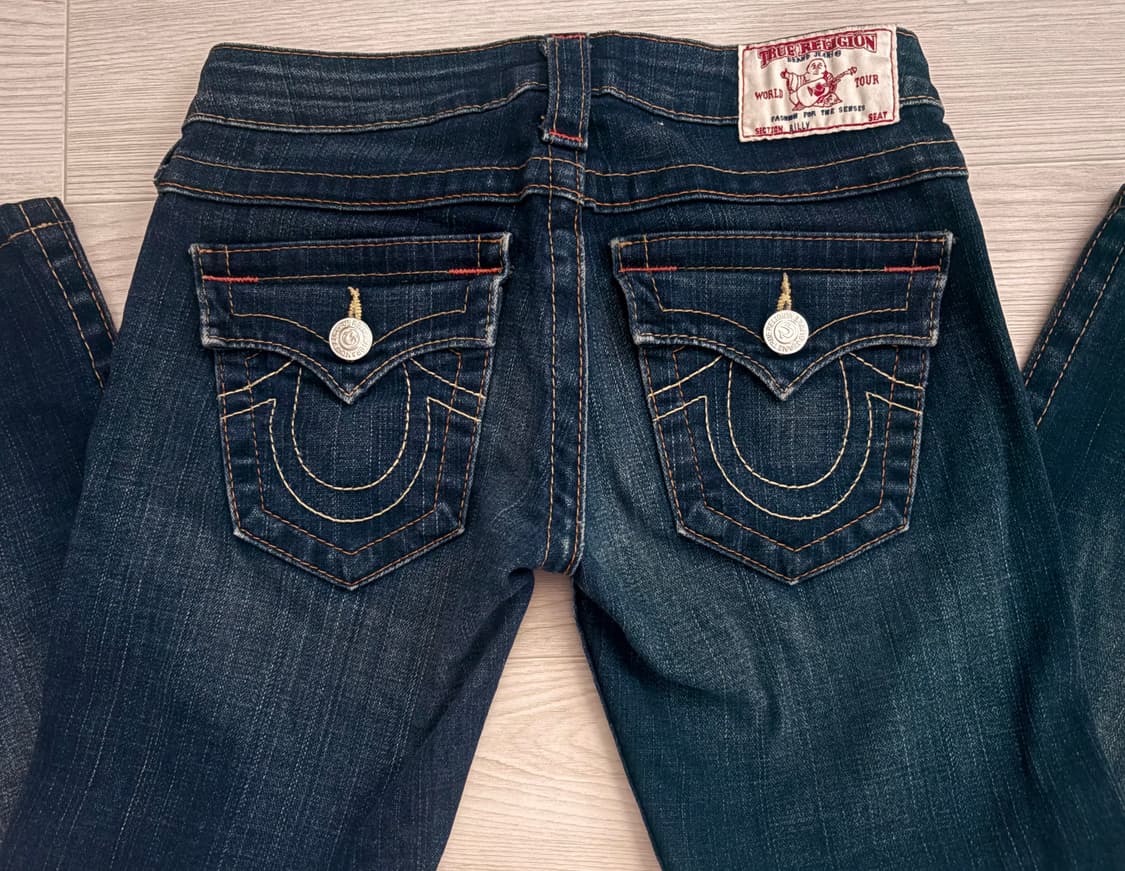 트루릴리전 청바지 y2k 슬림핏 스키니진 상품이미지1