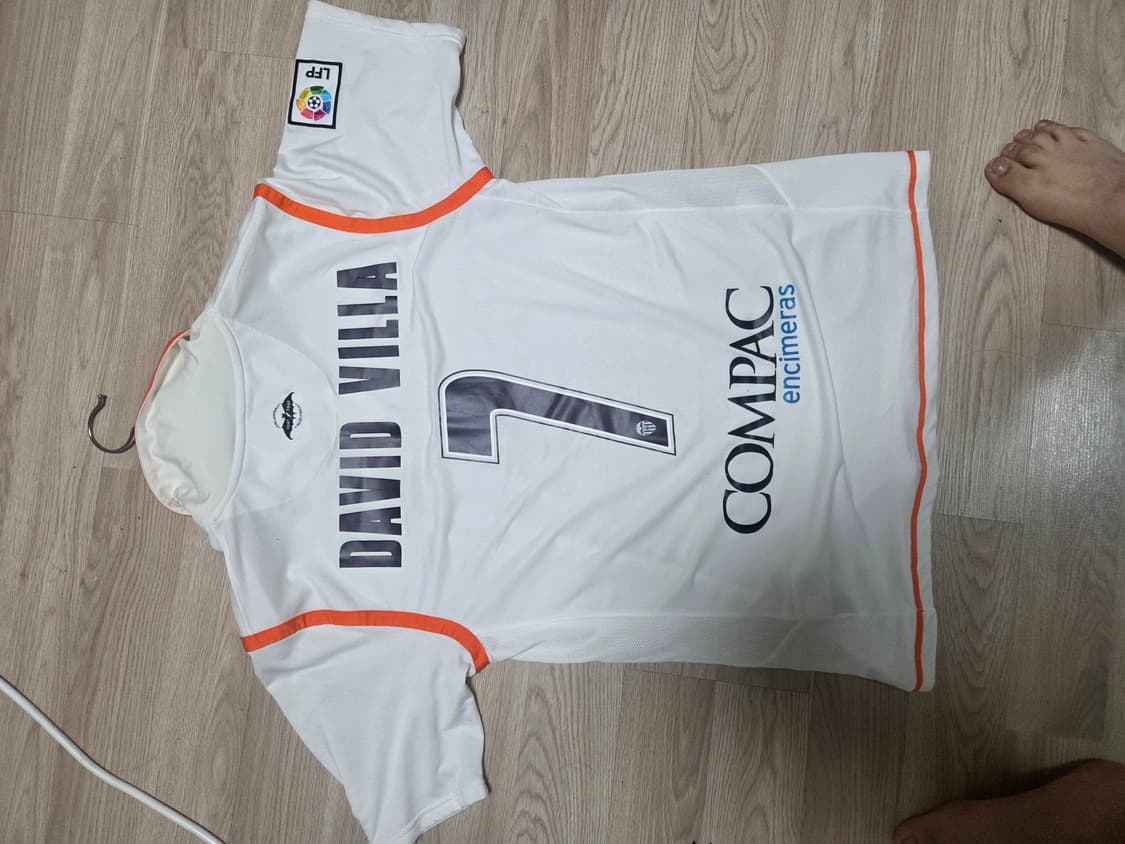 2007-08 발렌시아 홈 L 다비드비야 유니폼 상품이미지4