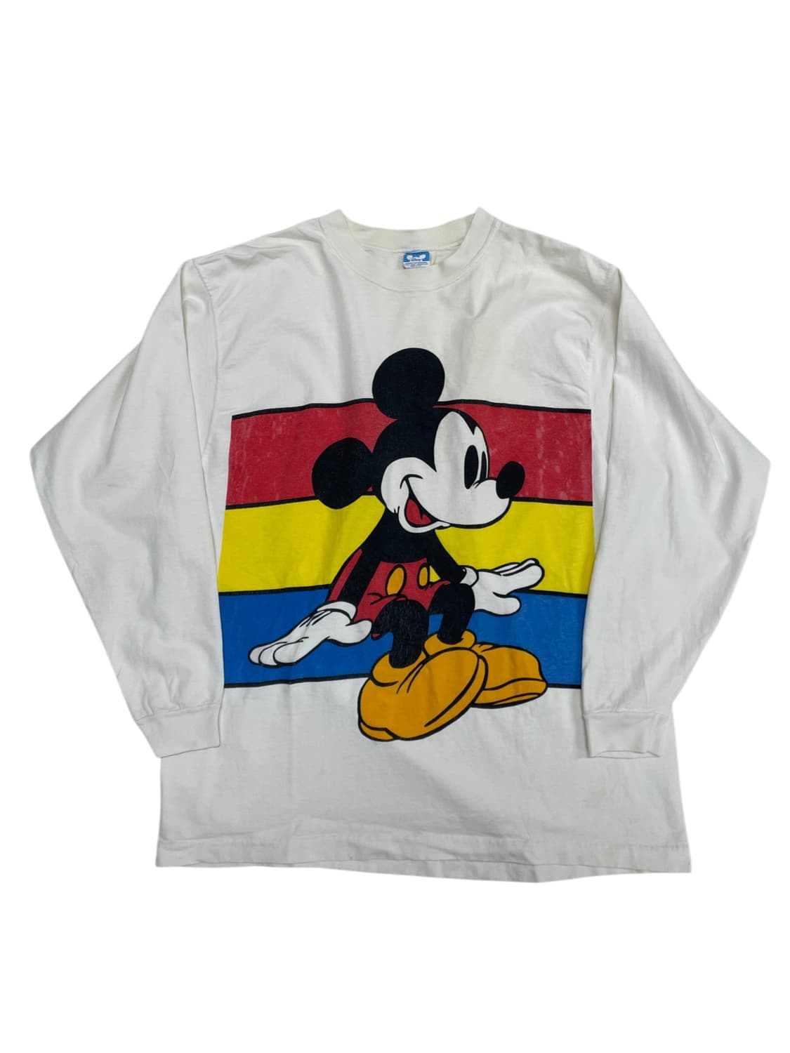 [XL] 90s Made USA 미키마우스 빈티지 롱 슬리브 긴팔 티셔츠 상품이미지2