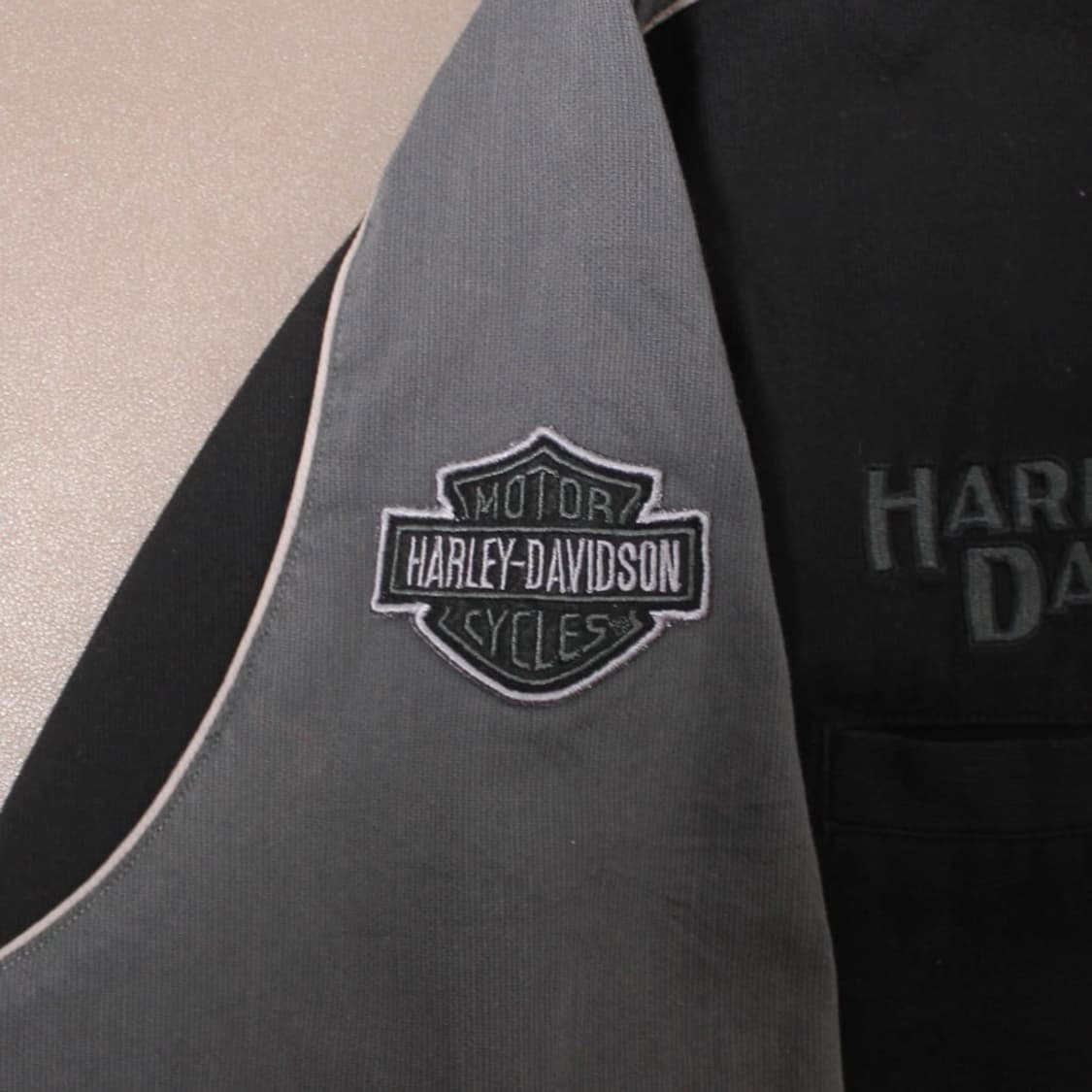 00's Harley-Davidson 할리 데이비슨 레이싱 워크셔츠 상품이미지4