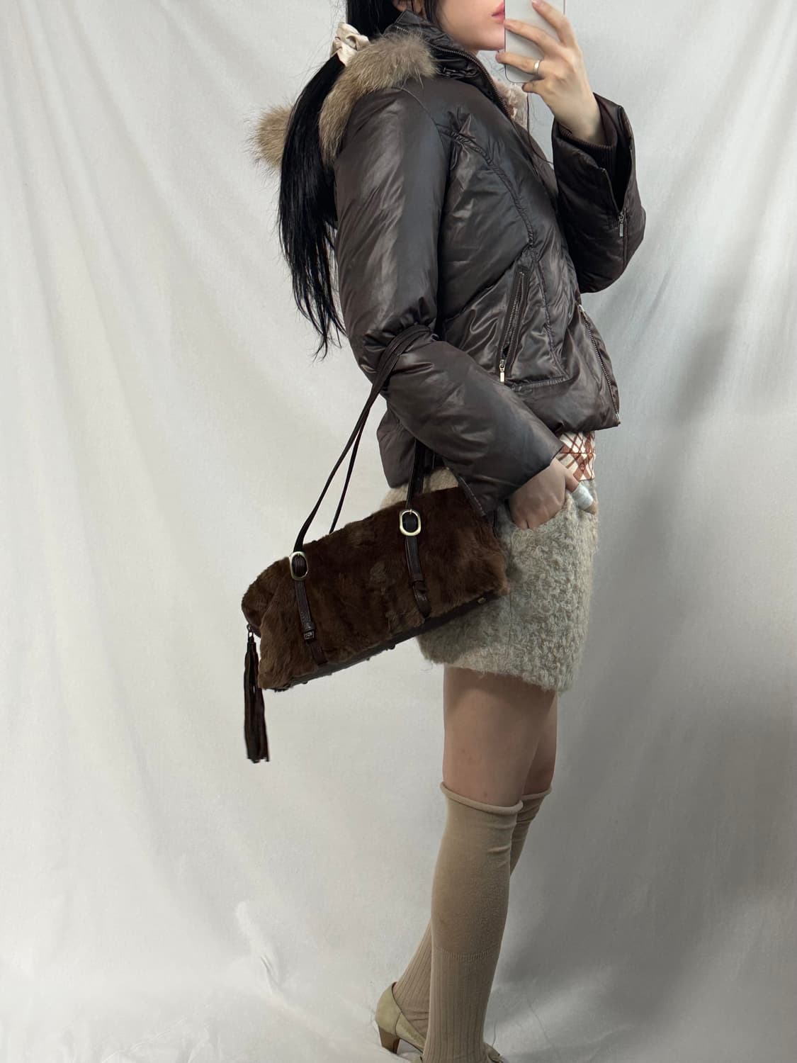 덕 다운 퍼 후디드 푸퍼 자켓 상품이미지7