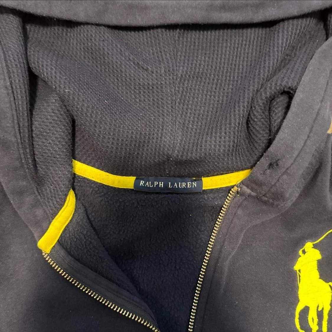 폴로 랄프로렌 빅포니 자수 후드 집업 네이비 상품이미지3