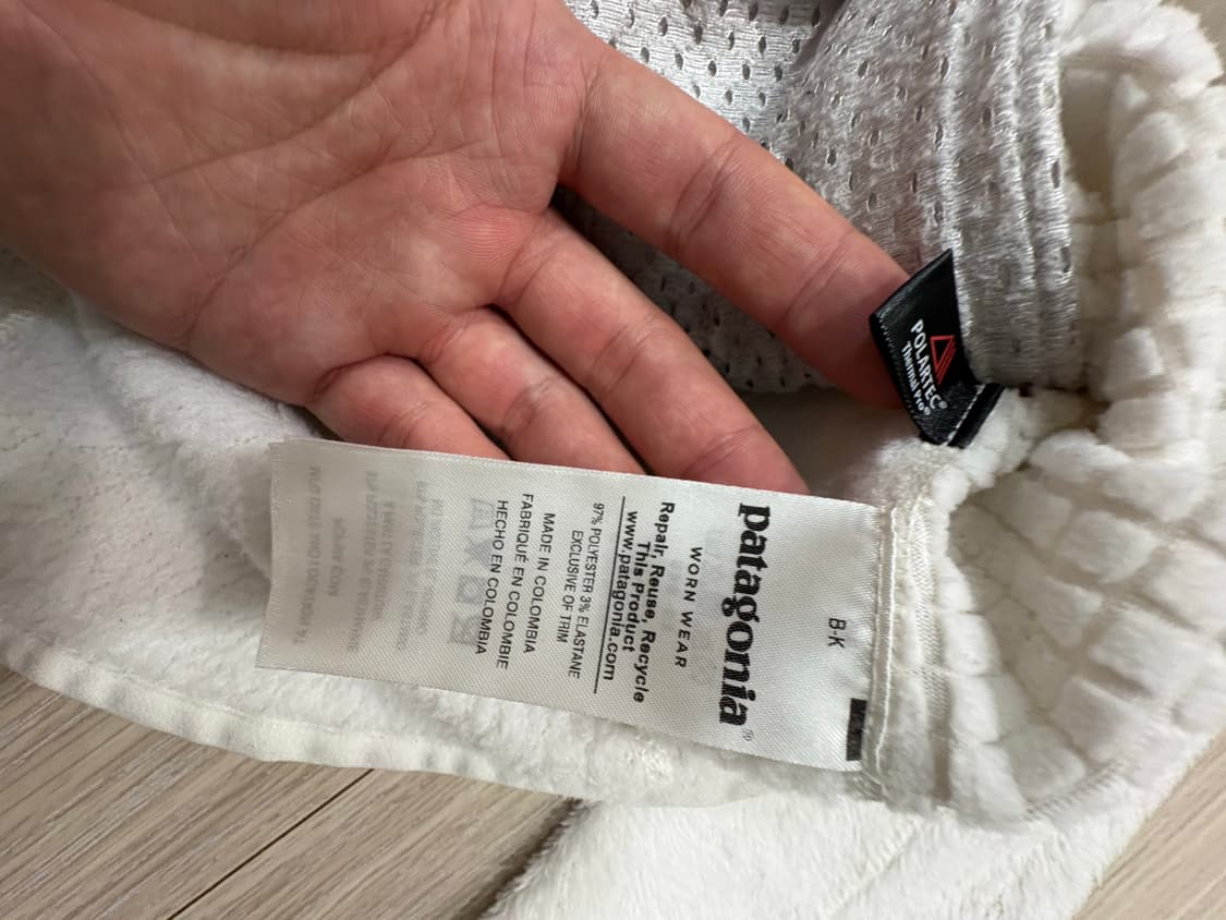 파타고니아 플리스 후리스 자켓 화이트 상품이미지5