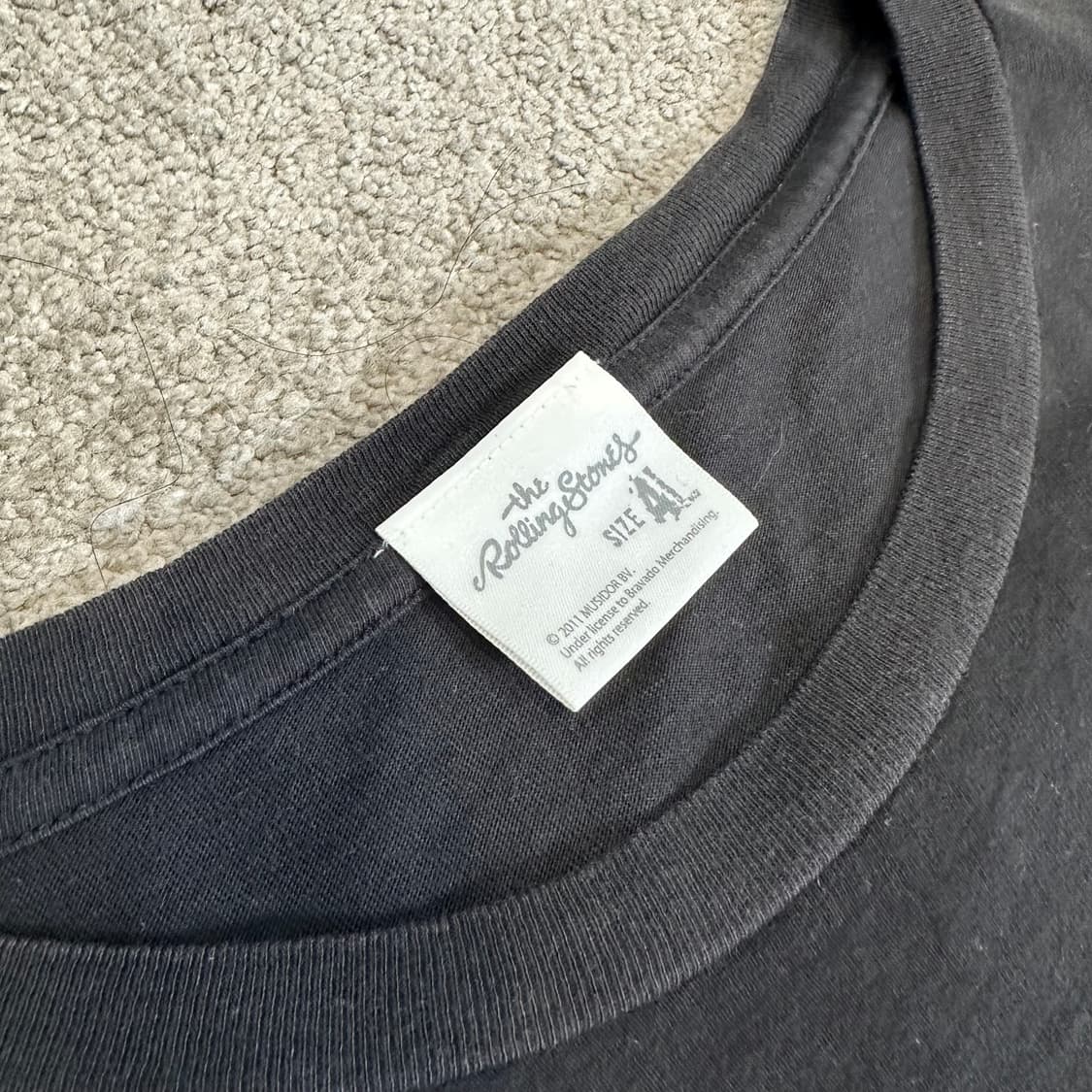 롤링스톤 2011년 공식 머천다이즈 반팔티XL 상품이미지2