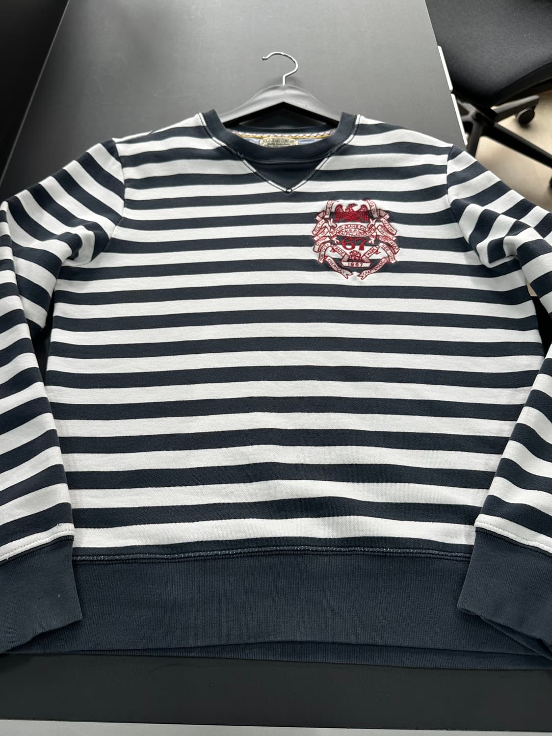 폴로 진스 마린 스트라이프 자수 맨투맨 상품이미지4