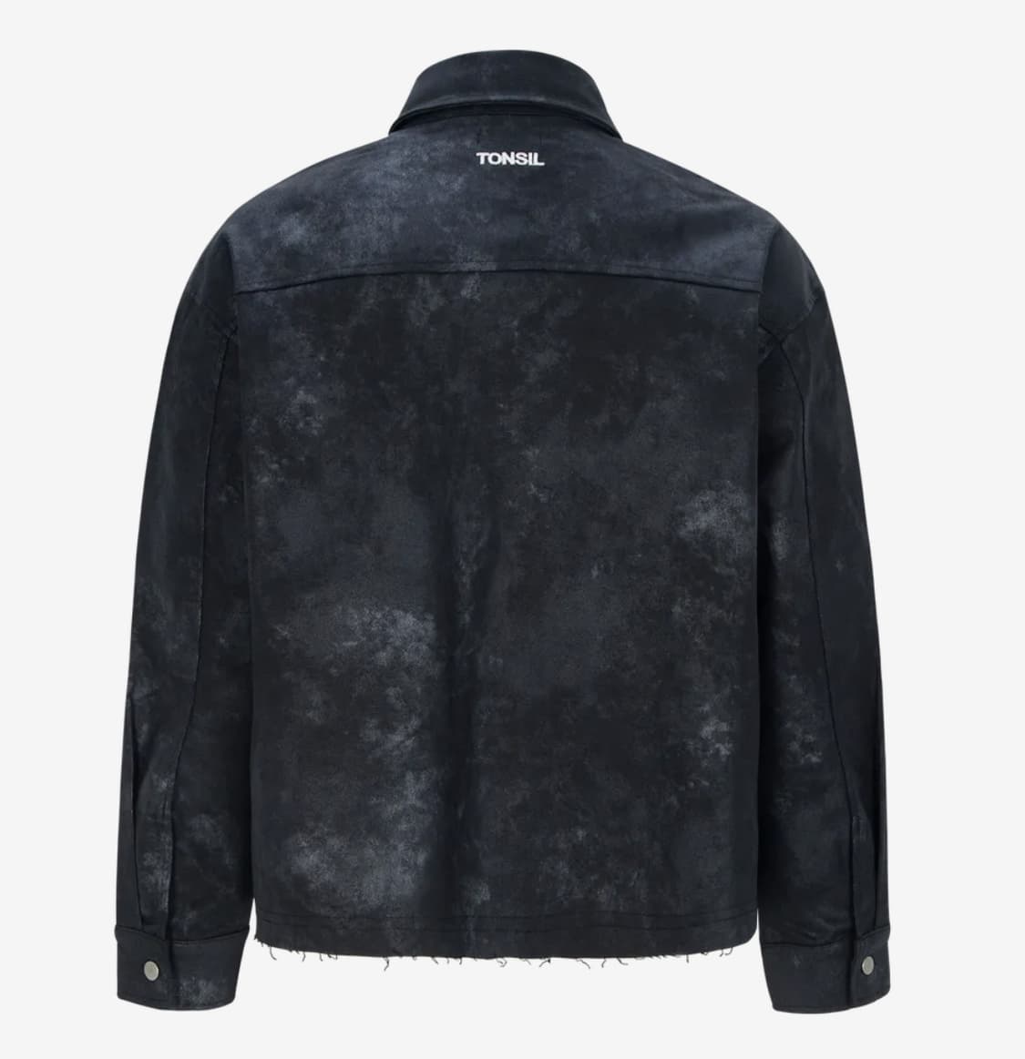 톤슬 더티워싱 셔츠자켓 블랙  상품이미지2