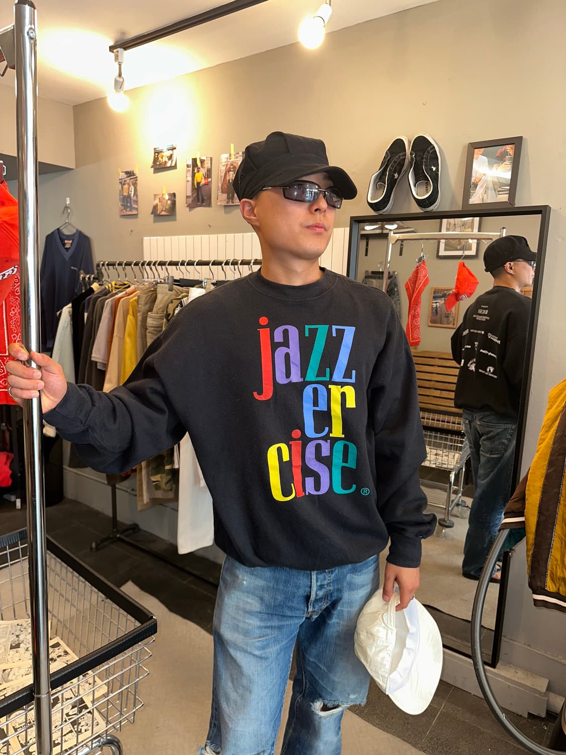90’s Tultex Jazzercise sponsor sweatshir 상품이미지2