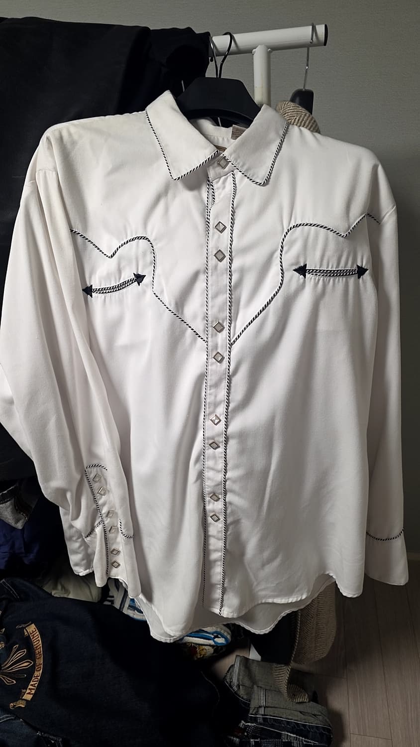 흰색 scully 웨스턴 셔츠 XL 상품이미지1