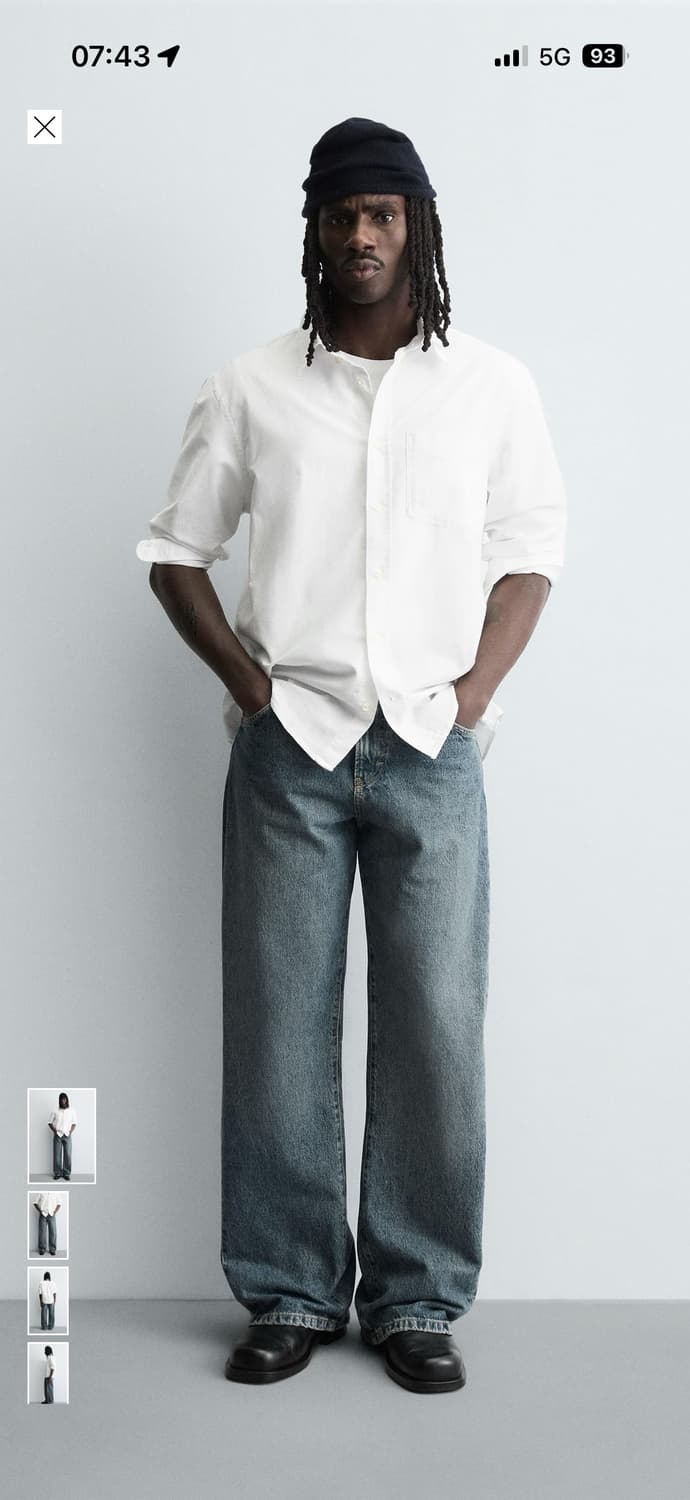 새상품) 자라 진 플레어핏 32 상품이미지2