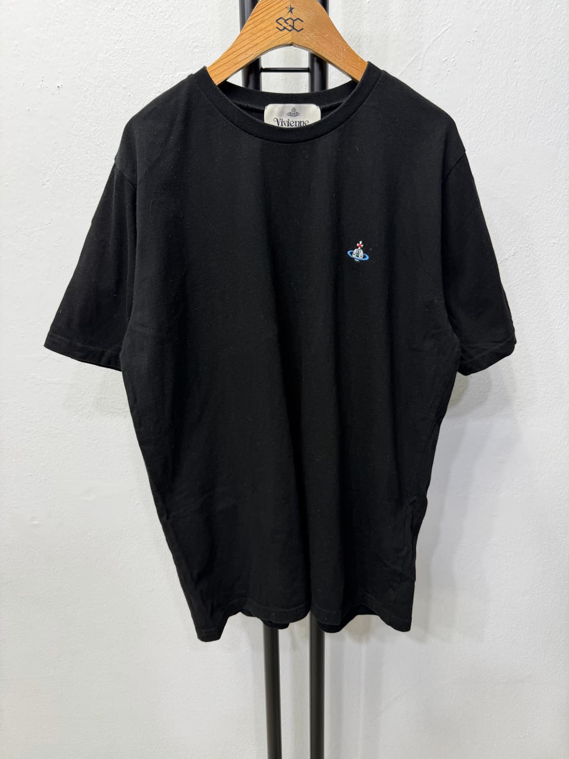 정품) 비비안웨스트우드 여성 블랙 반팔티 M 상품이미지1