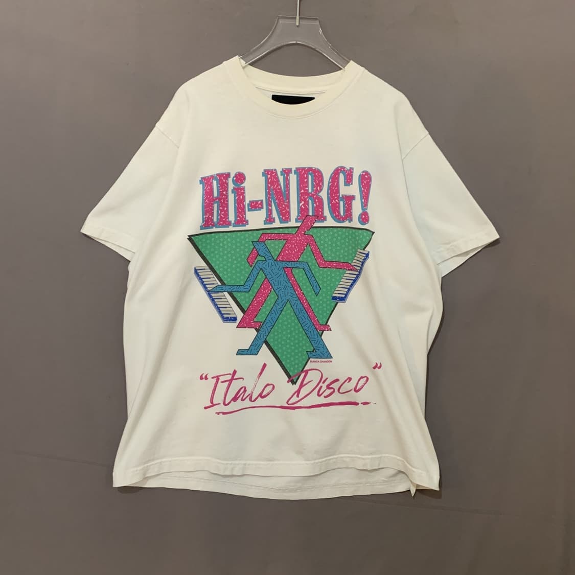 L 비앙카샹동 HI NRG 프린팅 튜블러 스트릿 프린팅 반팔티 상품이미지2