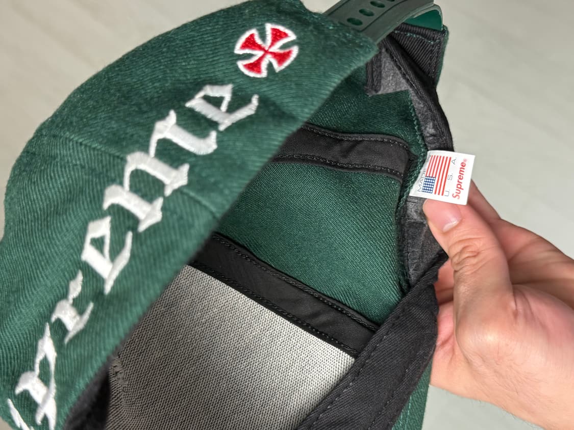 슈프림 Independent Green 5 패널 모자 캡모자 F/W 17 상품이미지3