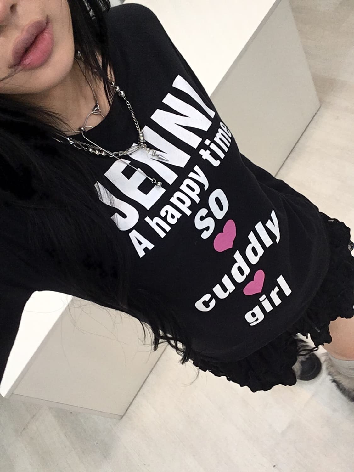 시스터제니 레터링 girl 티 상품이미지2