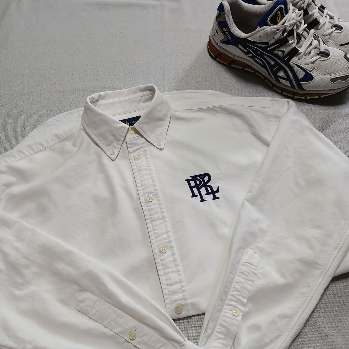 POLO 폴로 랄프로렌 RRL 보이프렌드핏 화이트 셔츠 남방 상품이미지1