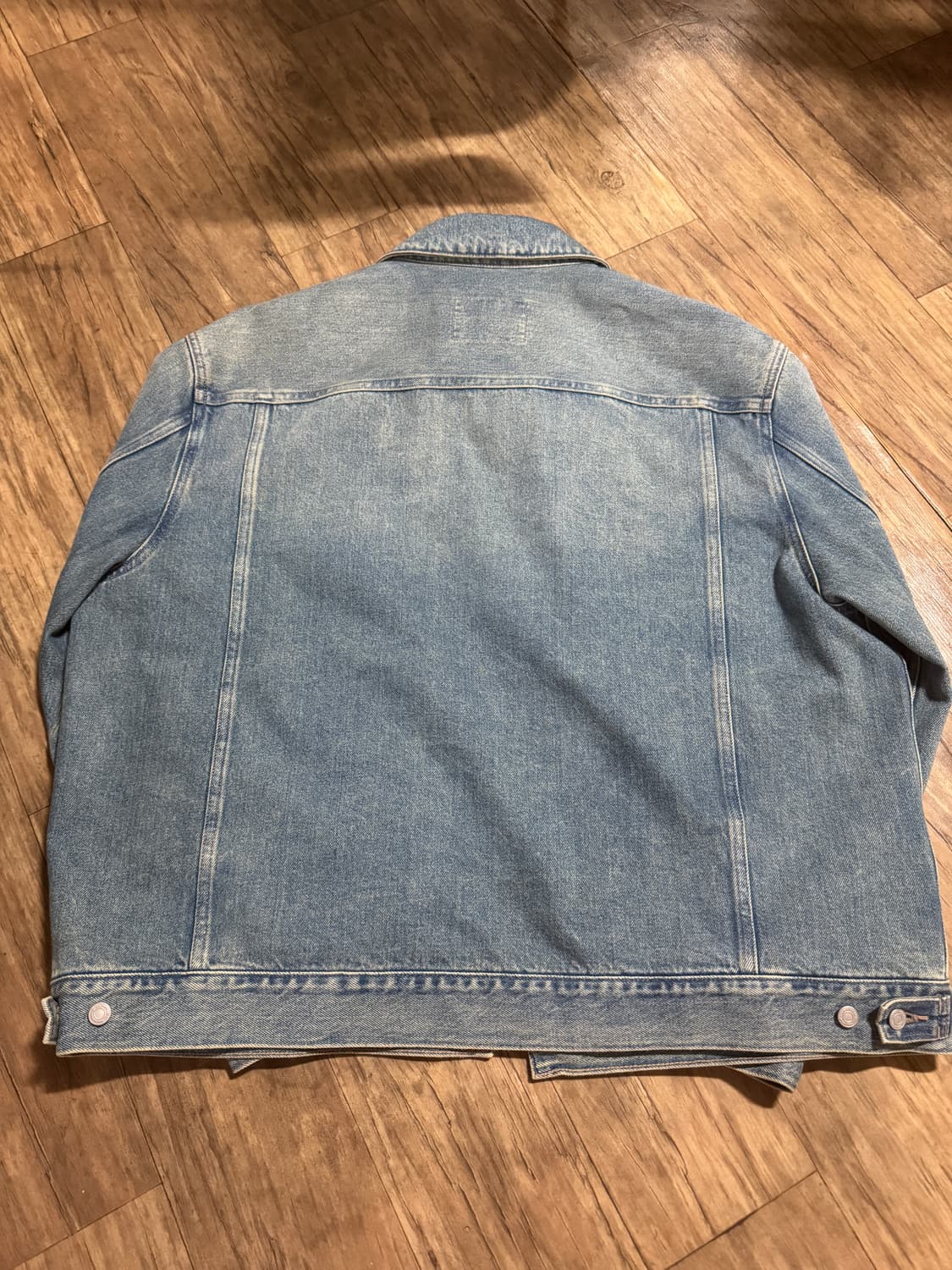 [3] 포터리 데님 트러커 데님 자켓 라이트블루 3사이즈 L사이즈 상품이미지5