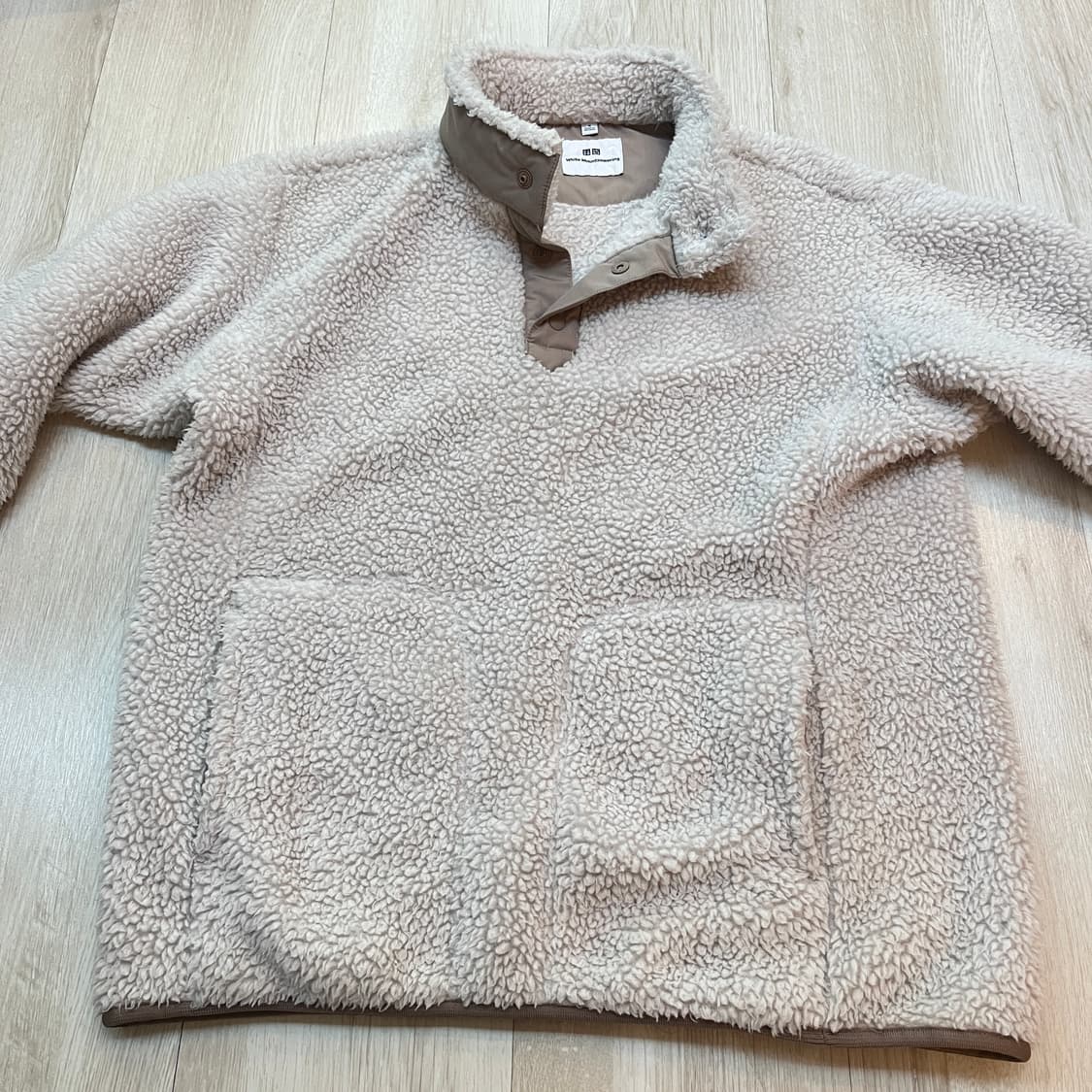 유니클로 화이트 마운티니어링 후리스 풀오버 / M사이즈 상품이미지2