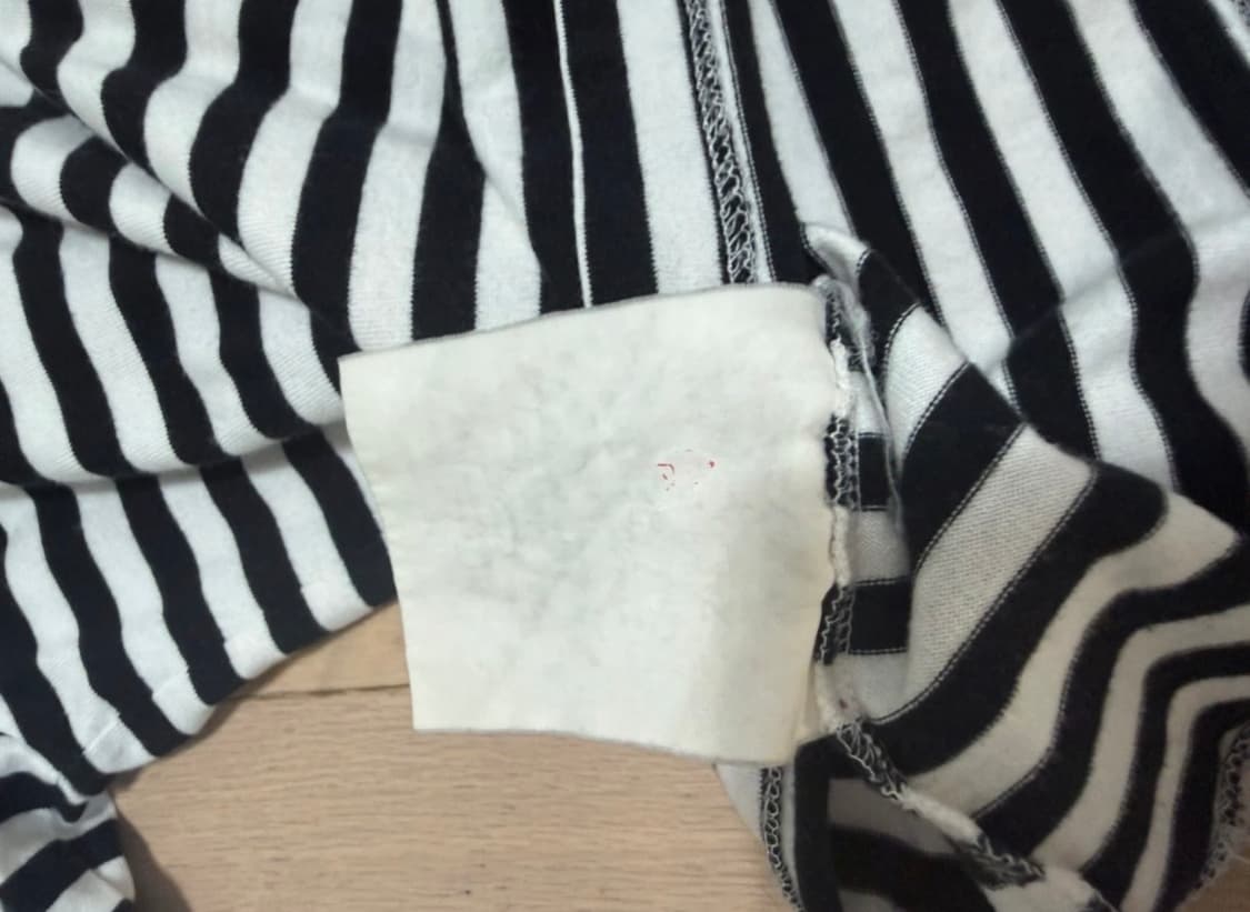 꼼데가르송 PLAY 스트라이프 긴팔티 S 상품이미지4