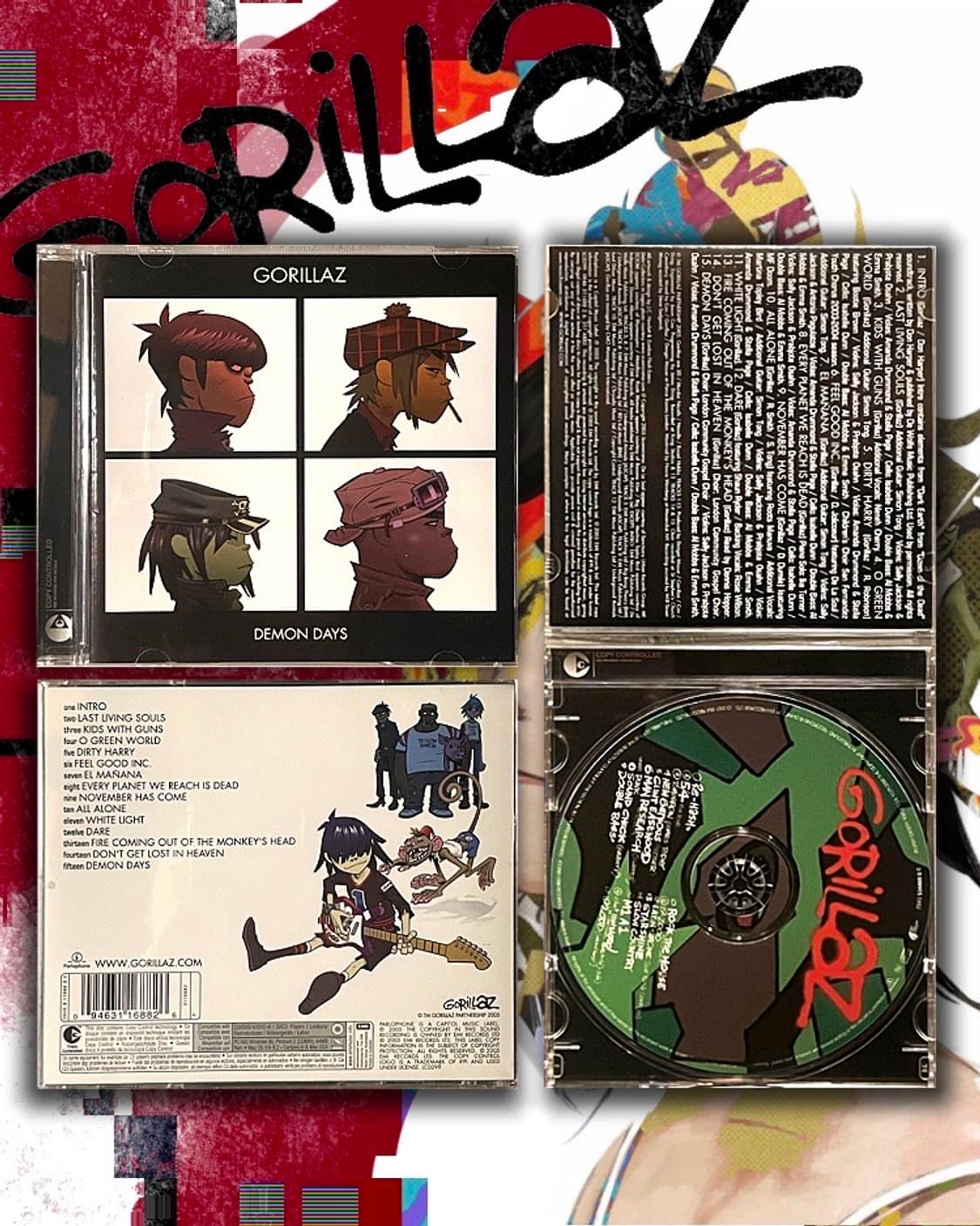Gorillaz - Gorillaz+Demon days 2CD 한정판 상품이미지2