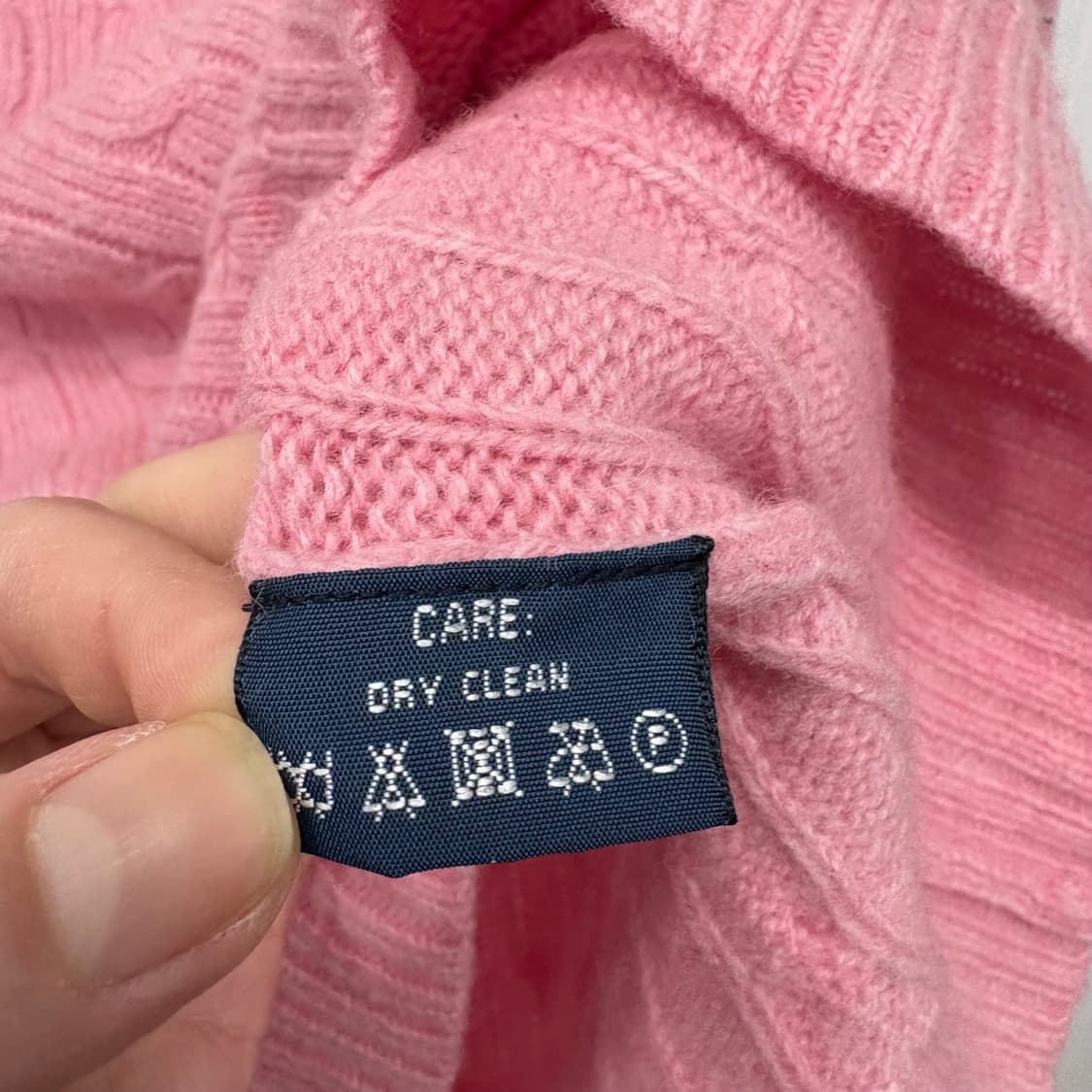 폴로랄프로렌 브이넥 꽈배기니트 상품이미지4