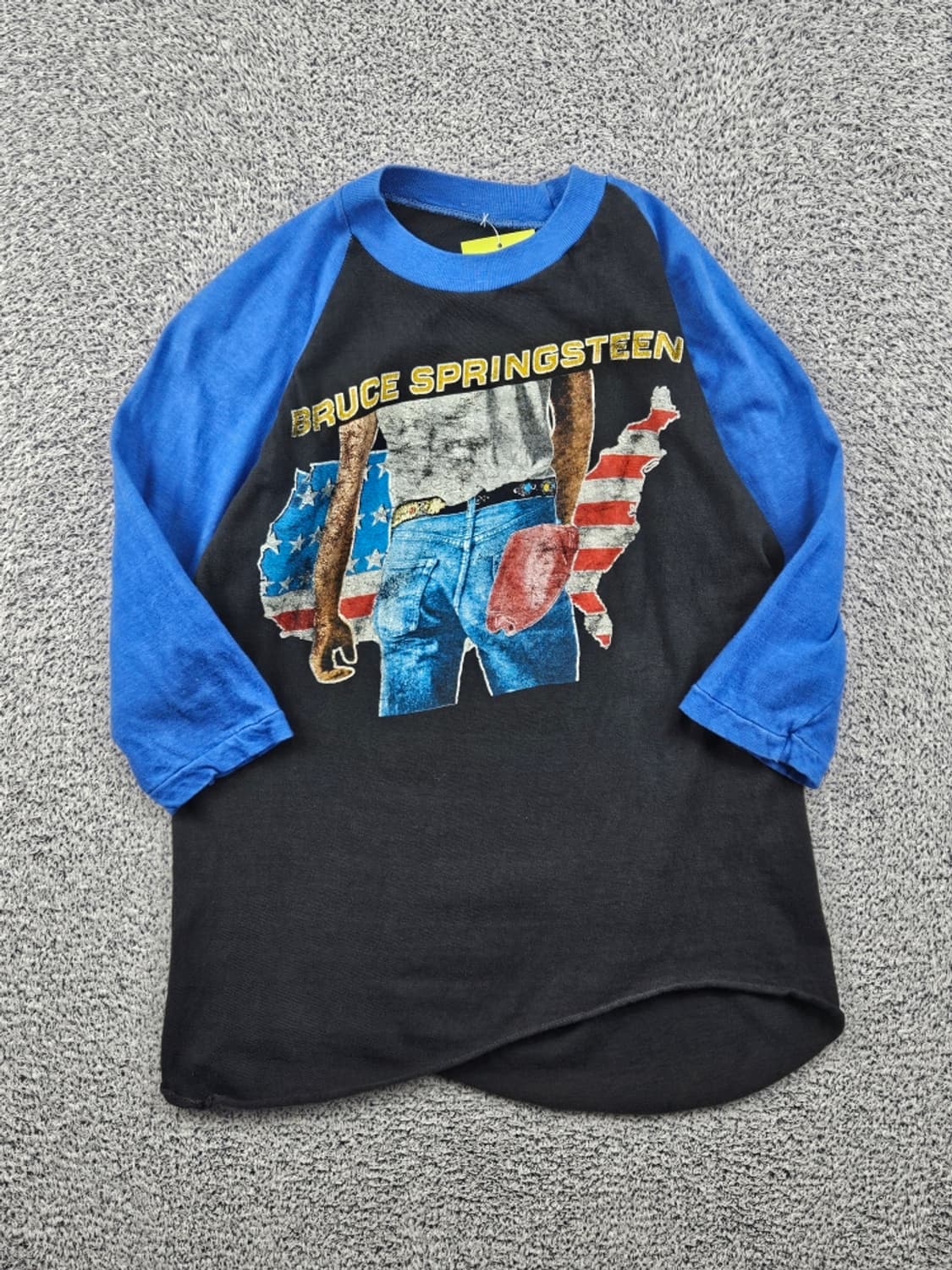 80's USA 브루스스프링스틴 싱글스티치 롱슬리브 (S추정)/11950 상품이미지3