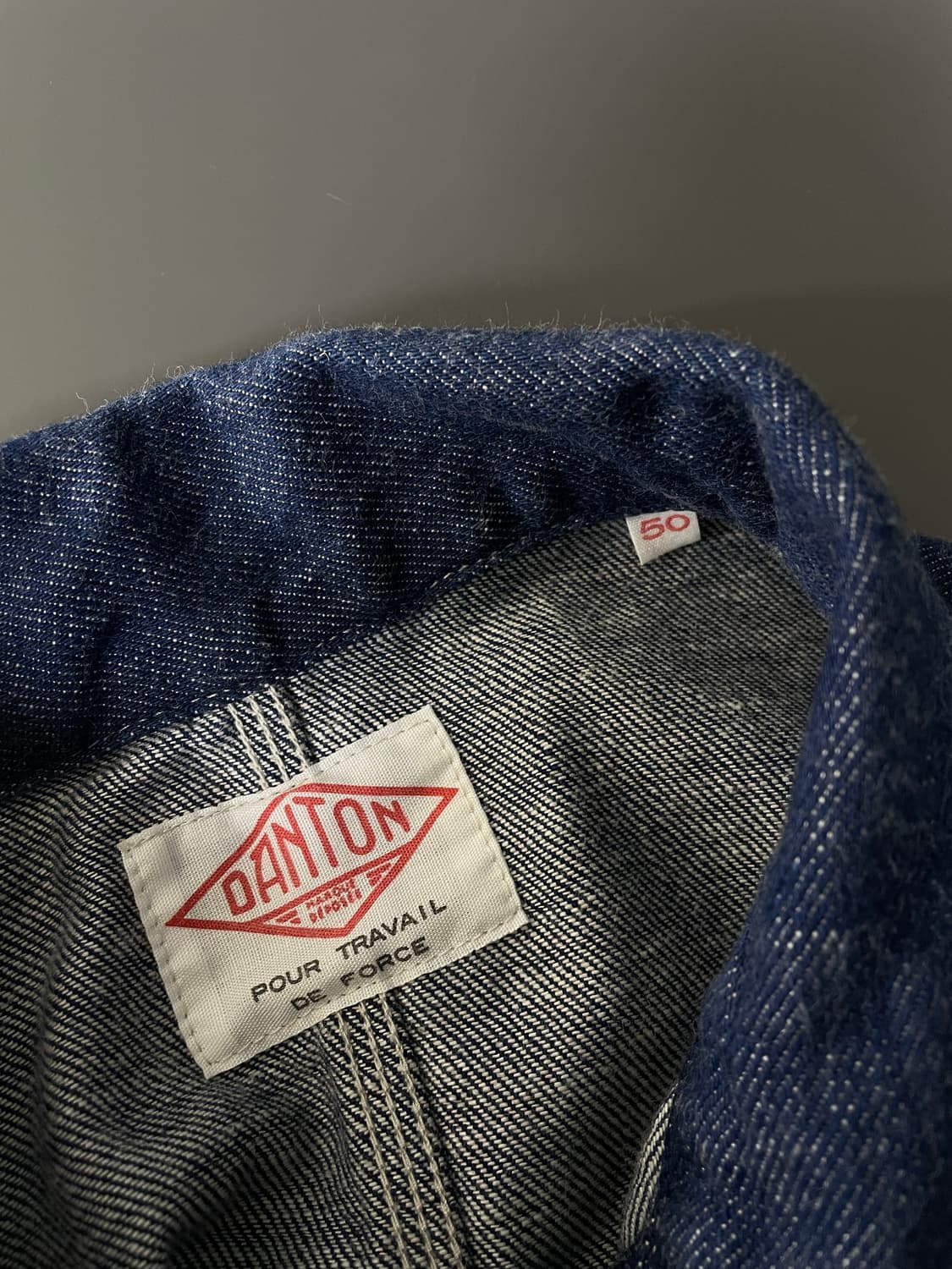 [F] 단톤 카즈라키 데님 자켓 오버핏 상품이미지9