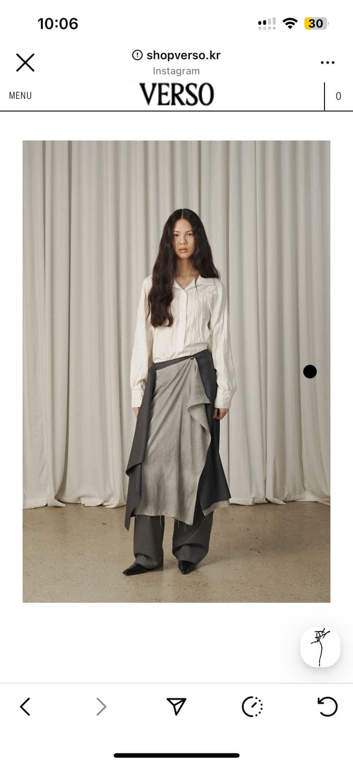 Verso 스커트 BICOLOR WRAP SKIRT 상품이미지2