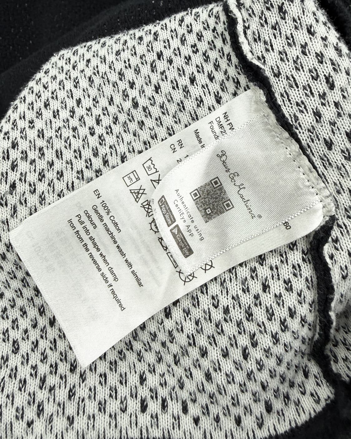 DEUS EX MACHINA 체커보드 레이싱 코튼 니트 상품이미지5