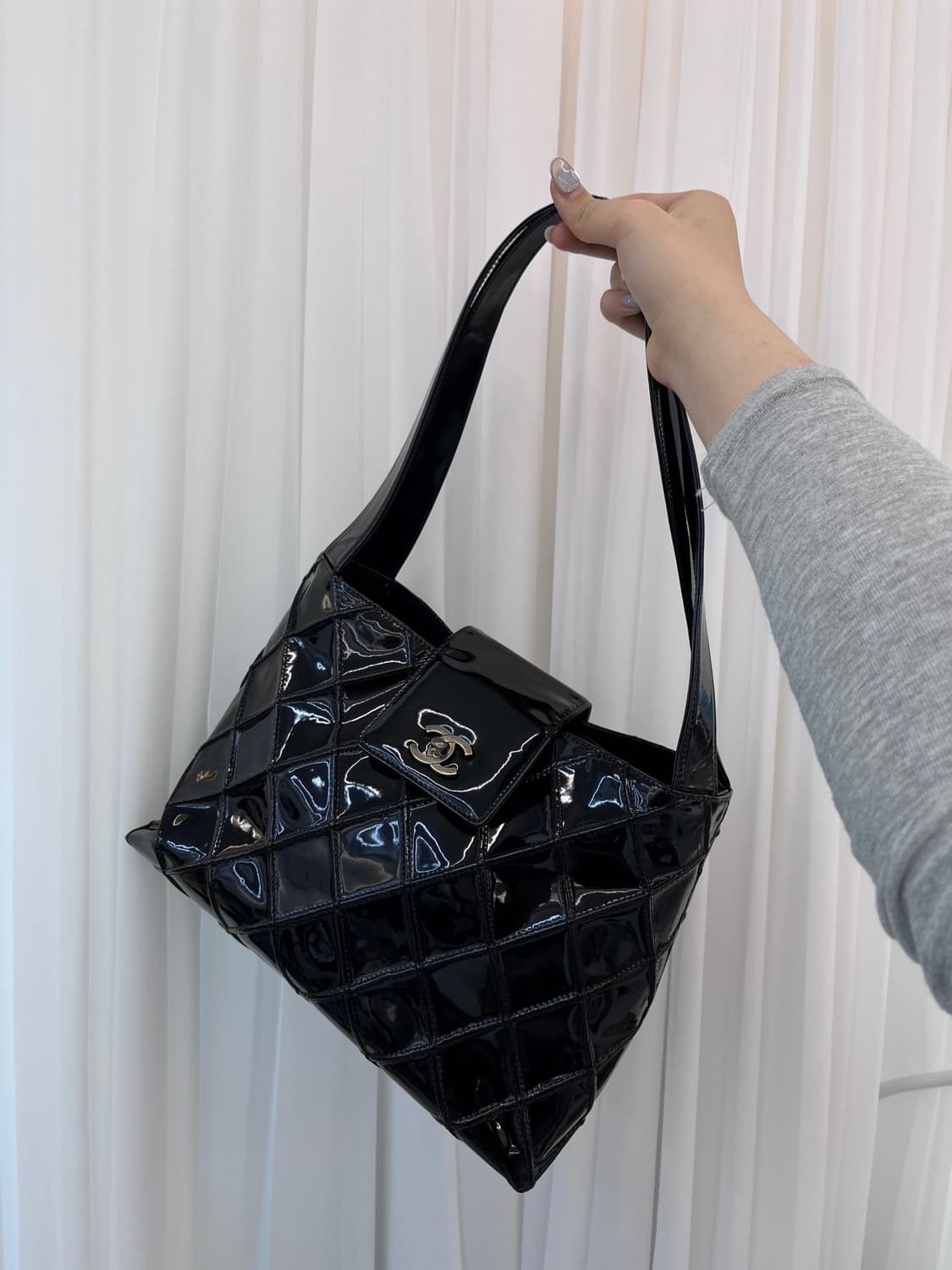 (빈티지) 샤넬 은장 페이던트 누네띠네 숄더백 상품이미지2