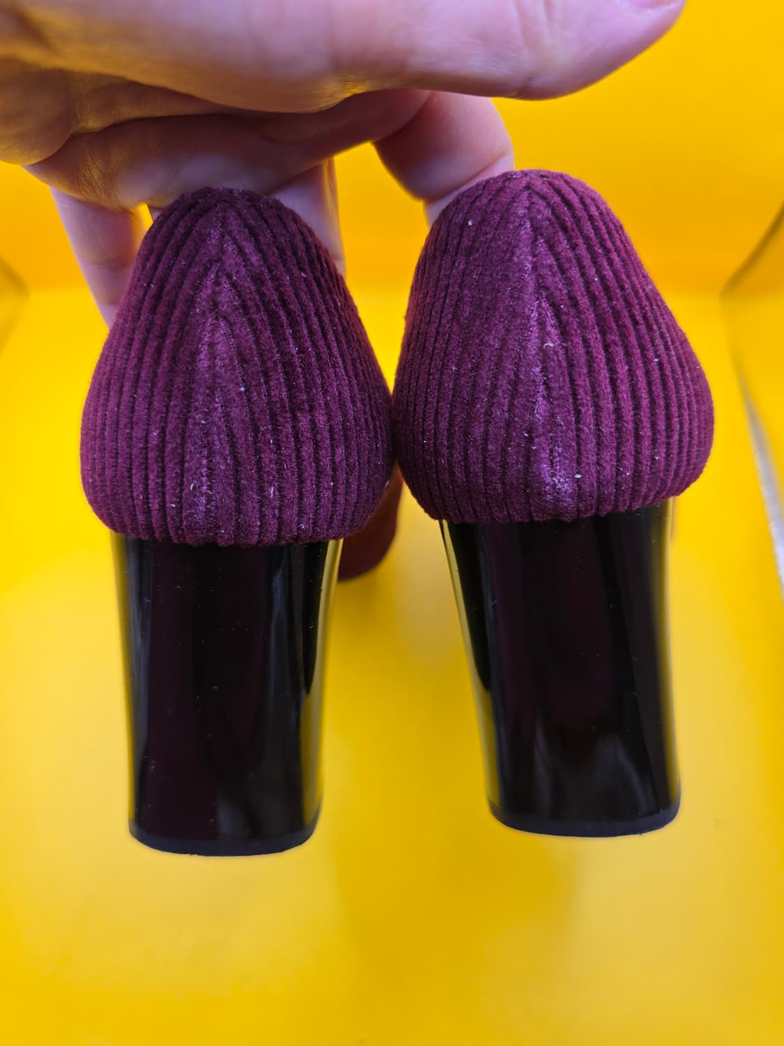 세라(SAERA) 골덴 벨벳 여성구두230 상품이미지6