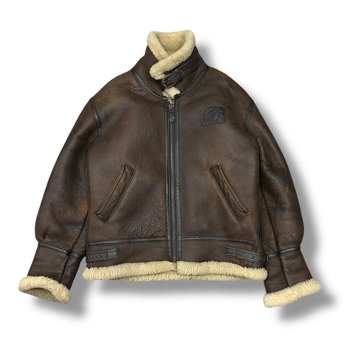 에드윈 b-3 램스킨 무스탕 자켓 s08353 상품이미지2